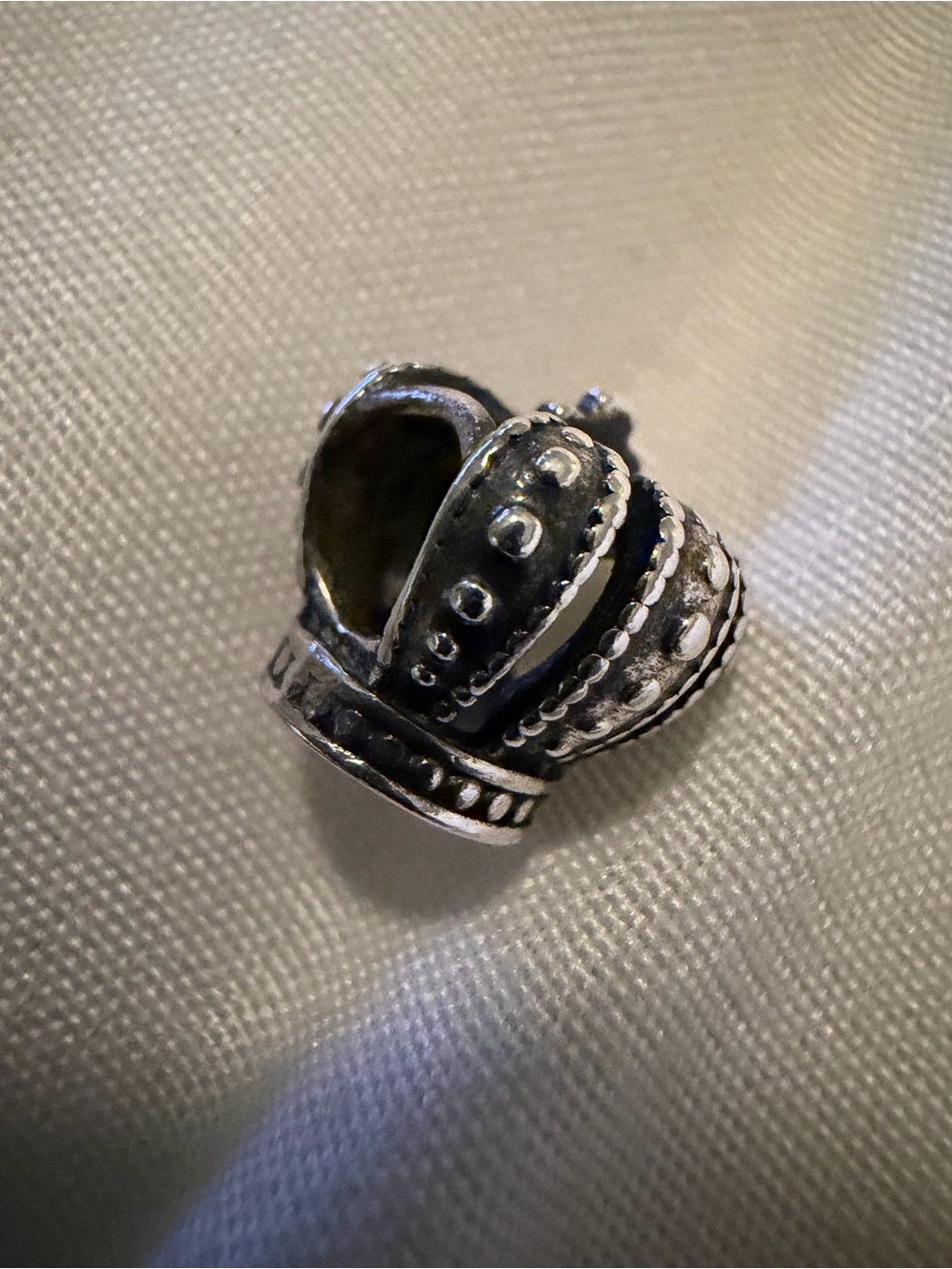 Pandora Royal Crown Sterling Silver Bead Charm for our Queens & Kings - Picture 2 of 3